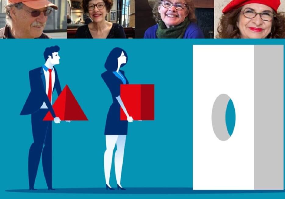 Logo for the Alliances Françaises USA panel discussion on Demystifying the French
