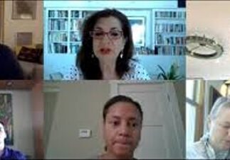 Screenshot of an Adrian Leeds Group Zoom group consultation