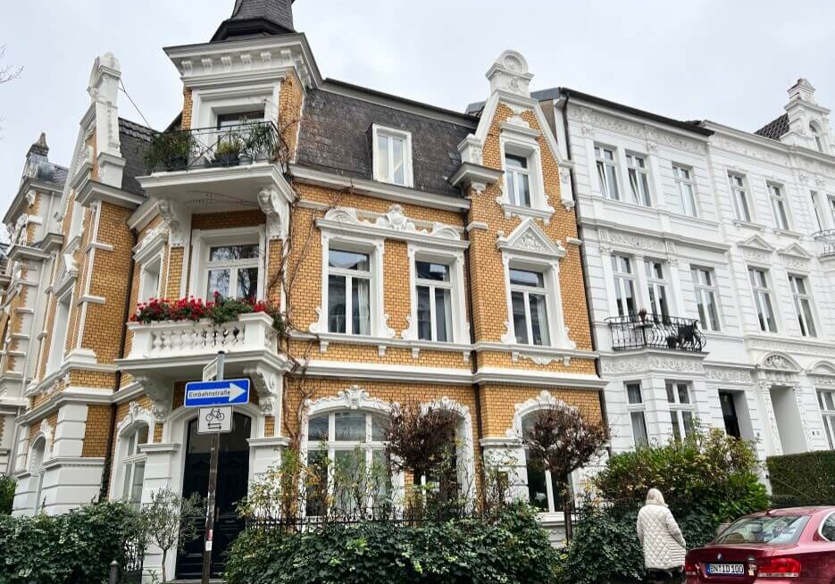 The Elegant houses in one of Bonn's chicest old neighborhoods