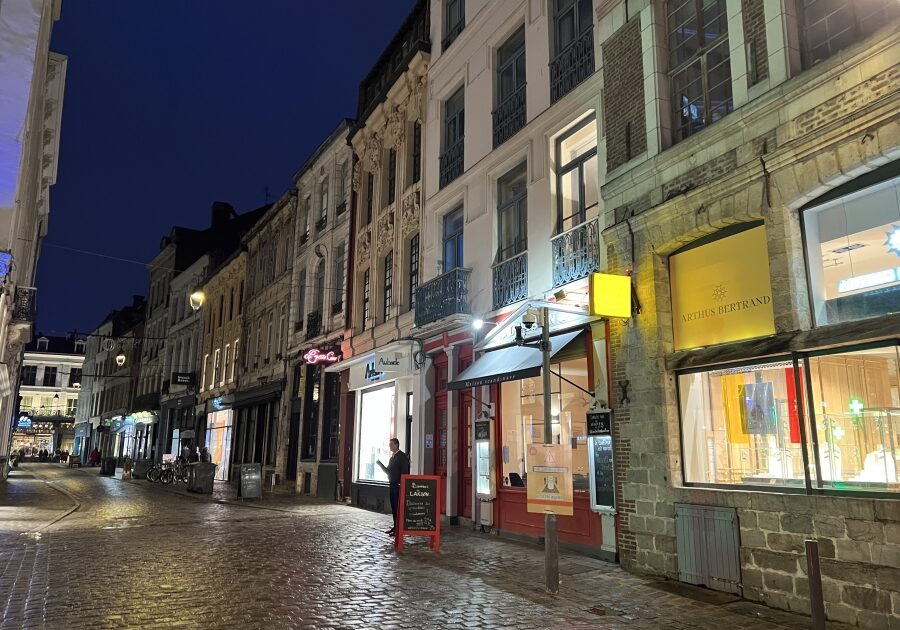 A street secen in Lille, France