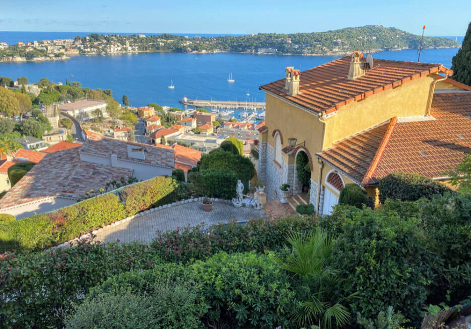 View of the sea from the apartment in Villefranche-sur-Mer