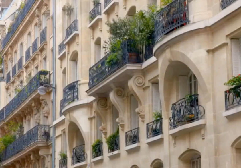 A typical building style in Paris France