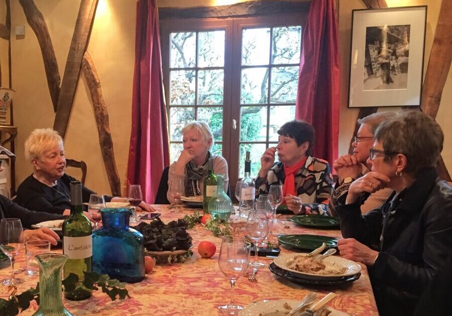 A dinner party in France