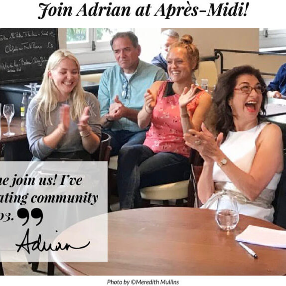 Splashpage meme for the Adrian Leeds Group's Apres-Midi