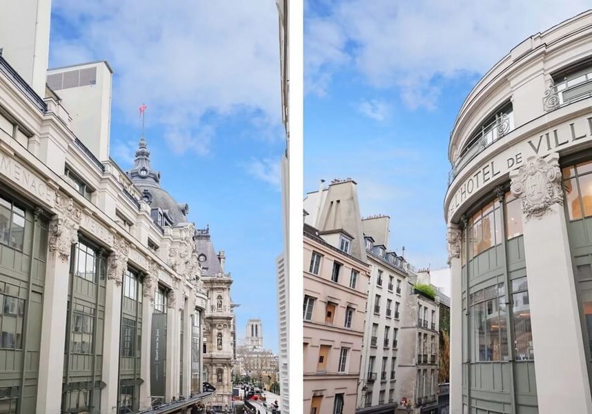 Split view of HBV in Paris from Fractional property Le Bijou