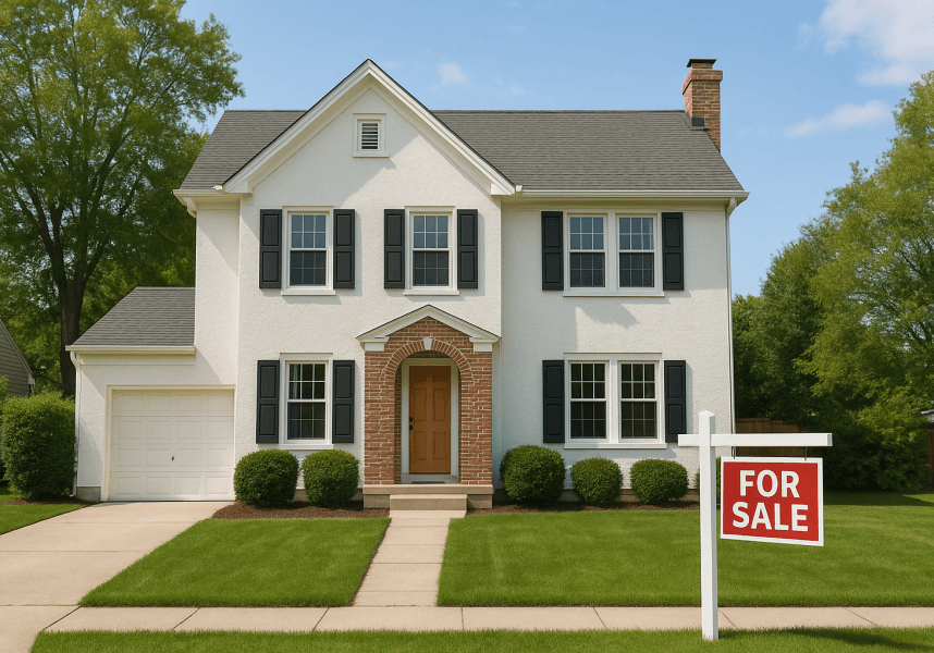 An example of an American house for sale, generated by CHATGPT