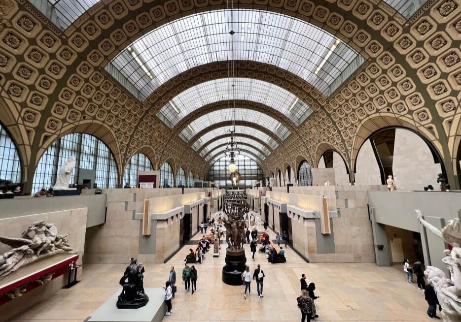 Inside the Musée d'Orsay in Paris