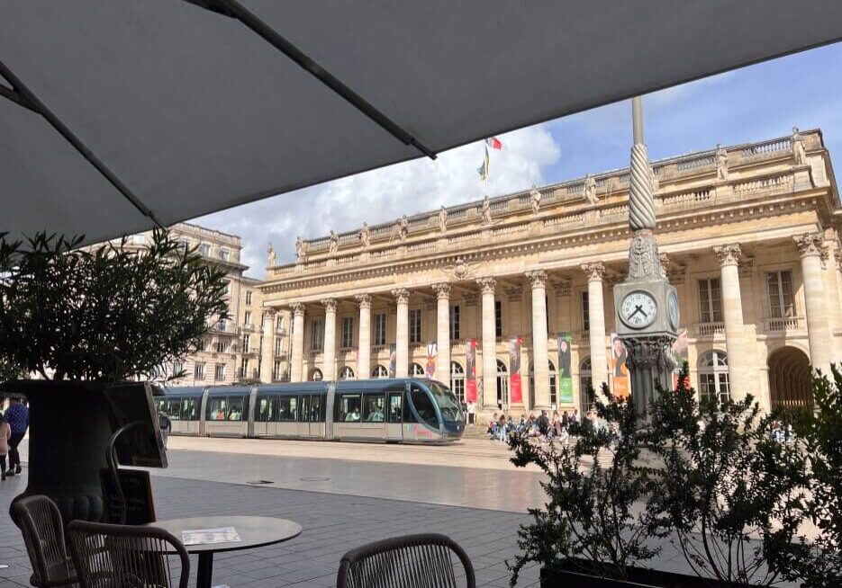 The opera house in Bordeaux, France