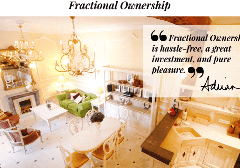 Splashpage meme for the Adrian Leeds Group's Fractional Ownership services
