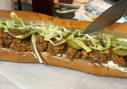 An Oyster Loaf at Kenner Seafood