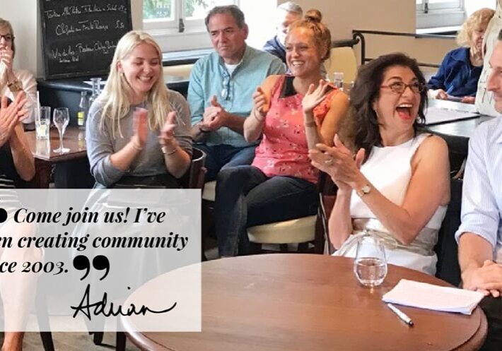 Adrian Leeds Group meme for becoming part of the community