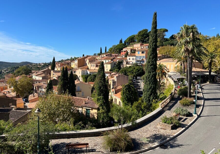 Hillside view of Provence, France