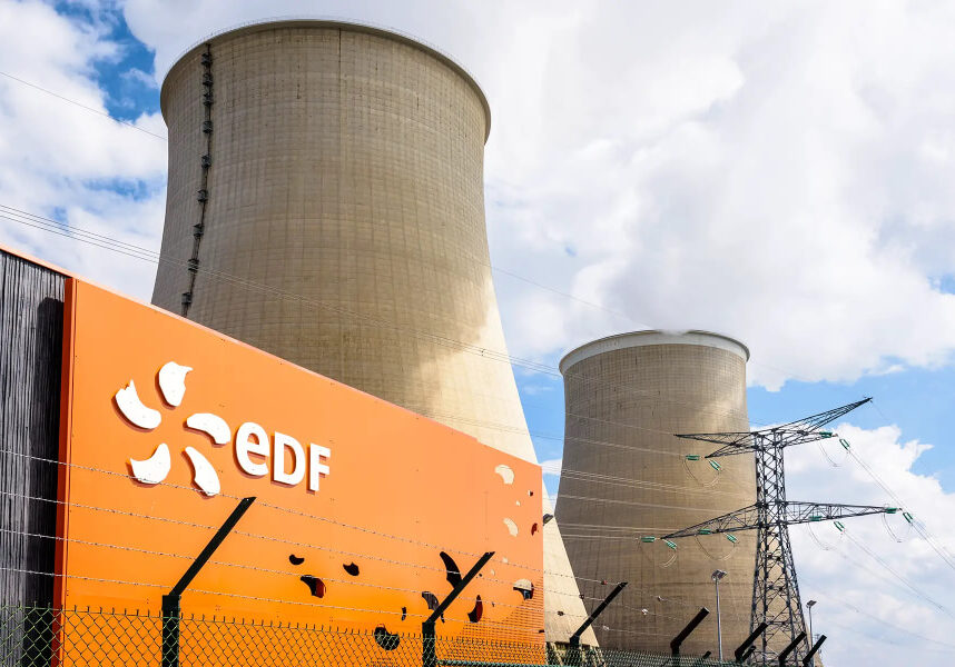 An EDF nuclear power plant in France