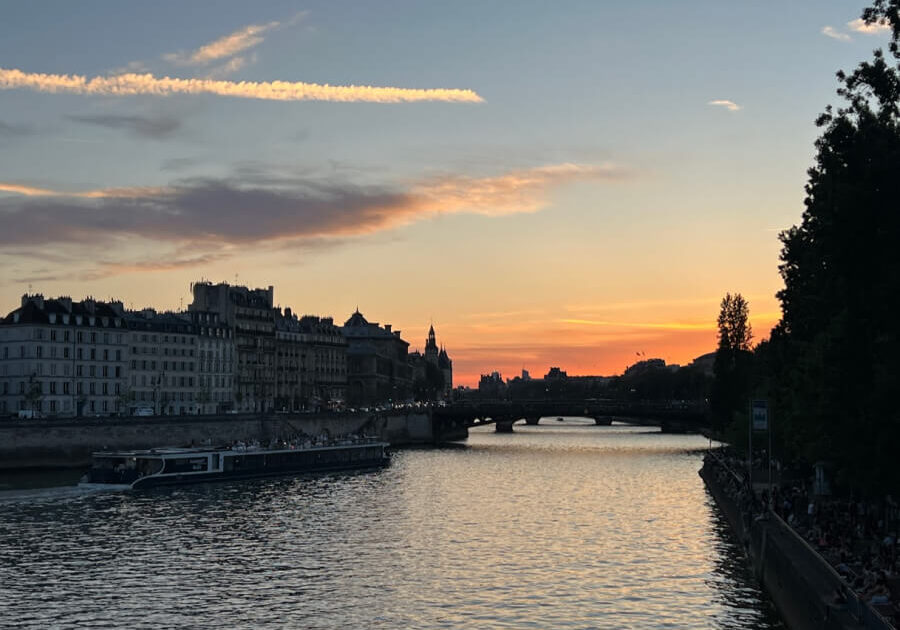Sunset on the Seine