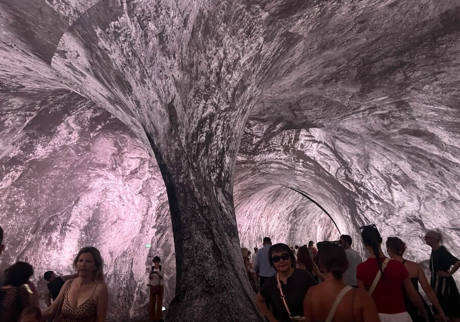 Inside La Caverne by JR