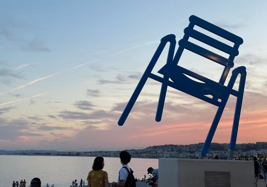 Chaise Bleu in Nice, France