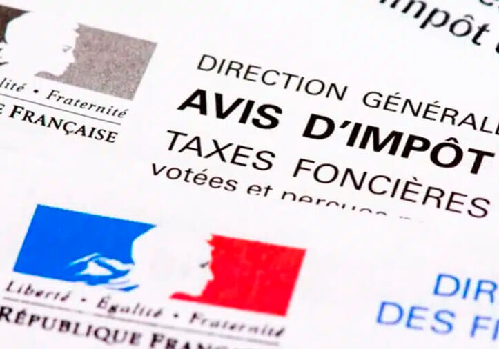 Meme of a sample Taxe Foncière statement