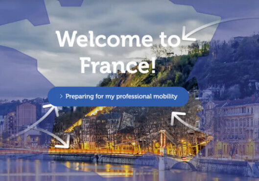 Meme with the message: Welcome to France