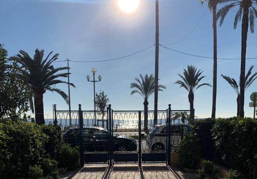 Promenade des Anglais View from the front door Nice France
