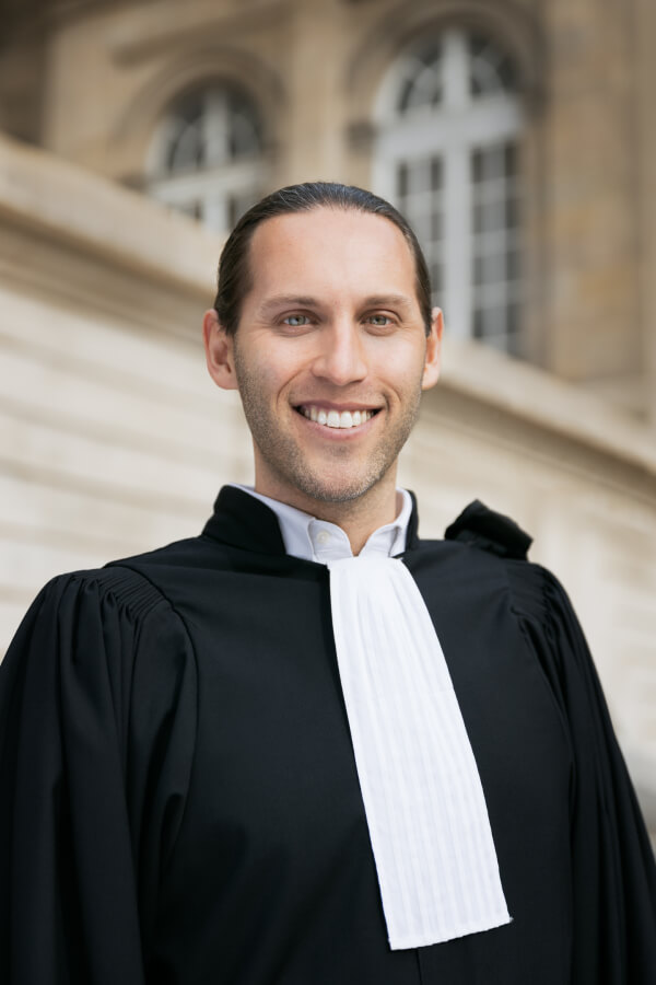 Daniel Tostado in his avocat robes