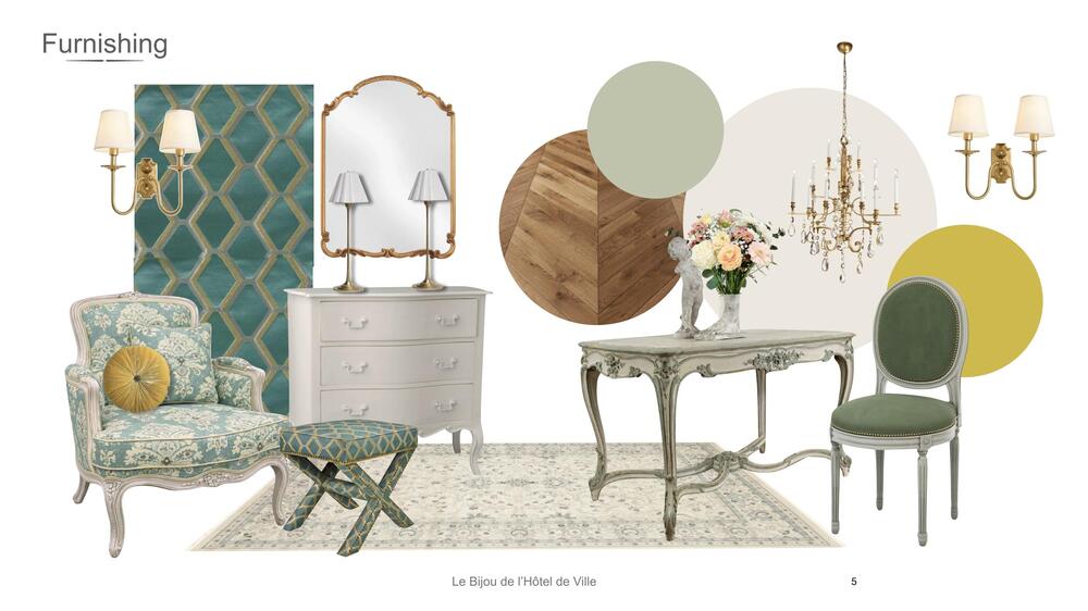 Concepts of style and color by Martine DiMateo for Le Bijou