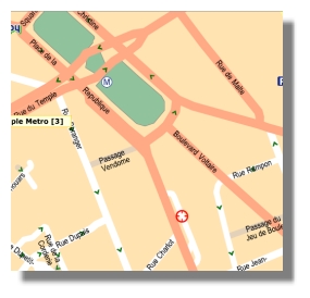 map Chez Jenny