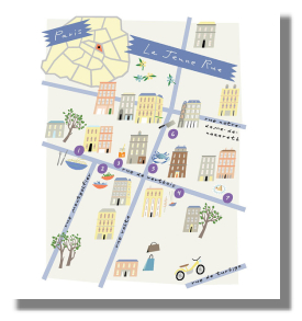 La Jeune Rue design plan - courtesy the Wall Street Journal