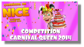 Poster for the Queen of Nice competition