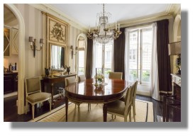 Champ de Mars apartment dining room - Paris, France