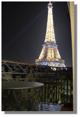 View of the tower from La Vue de l'Eiffel - Paris, France