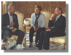 Mayor Bertrand Delanoë of Paris meets Washington D.C. Mayor Anthony Williams