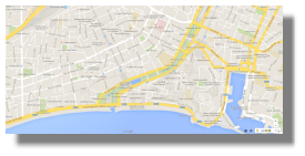 Map of Nice, France