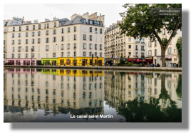 An airbnb location - Canal St Martin Paris, France