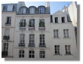 The view from Francois Miron - Paris, Fance