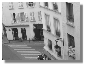 Rue de Saintonge at rue Normandie - by Erica Simone