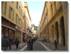 A view of Nice Old Town - Nice, France