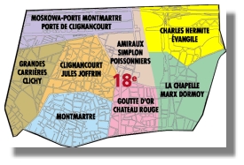 The 18th Arrondissement - Paris, France