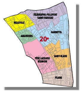 The 20th Arrondissement - Paris, France
