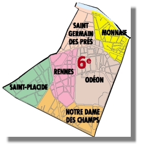 The 6th Arrondissement - Paris, France
