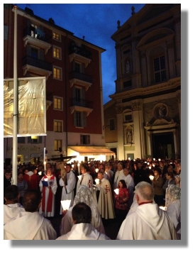 Stations of the Cross processional - Place Rossetti Nice, France