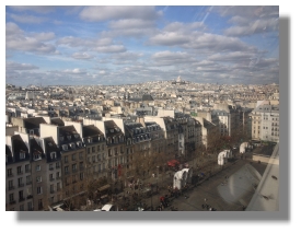 View from the Centre Pompidou - Paris, France