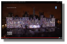 Liberation celebration via TV 3 - Paris, France