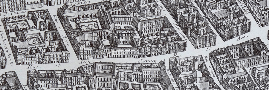 Turgot map of rue St Avoie