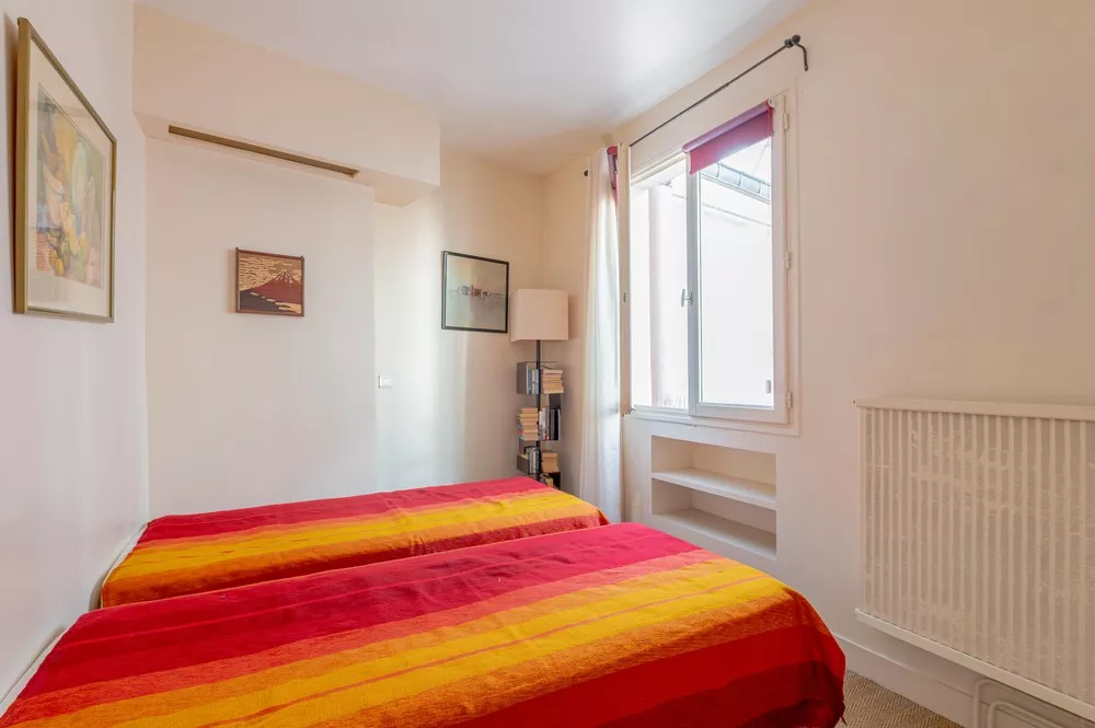 Rue de Palestro Paris France 2nd bedroom or office with window