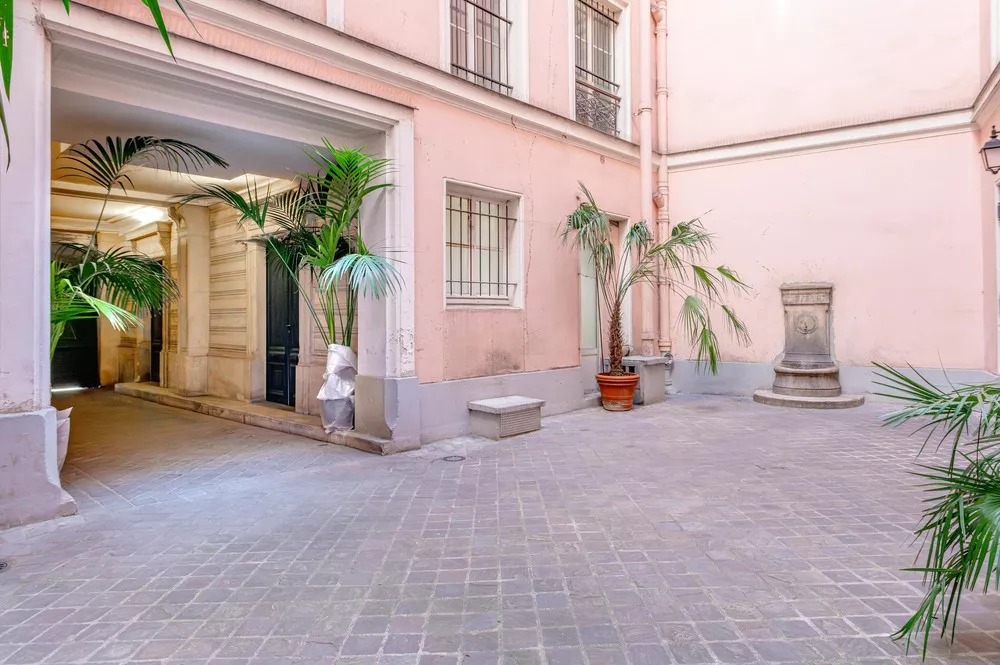 Rue de Palestro - Paris France building courtyard
