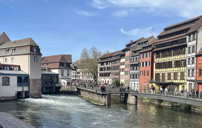 River going through Strasbourg, France